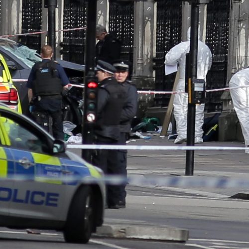 Kruvinas išpuolis prie Britanijos parlamento  © Scanpix nuotr.