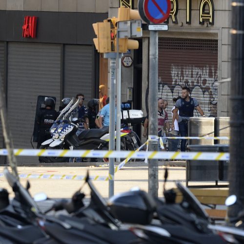 Teroristų išpuoliai Ispanijoje  © Scanpix nuotr.