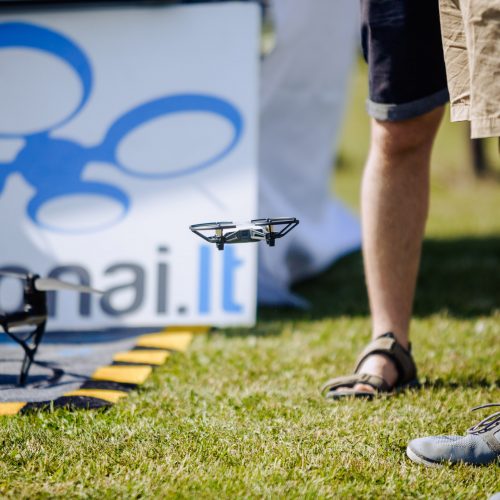Pirmasis dronų festivalis  © VGTU nuotr.
