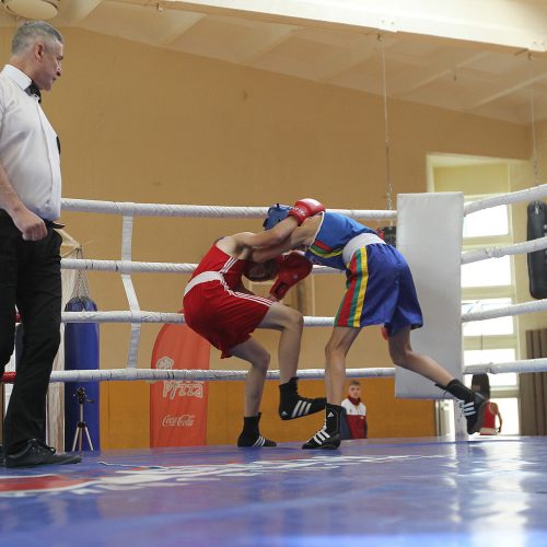 „Auksinė pirštinė“. Jaunių bokso turnyras  © Evaldo Šemioto nuotr.