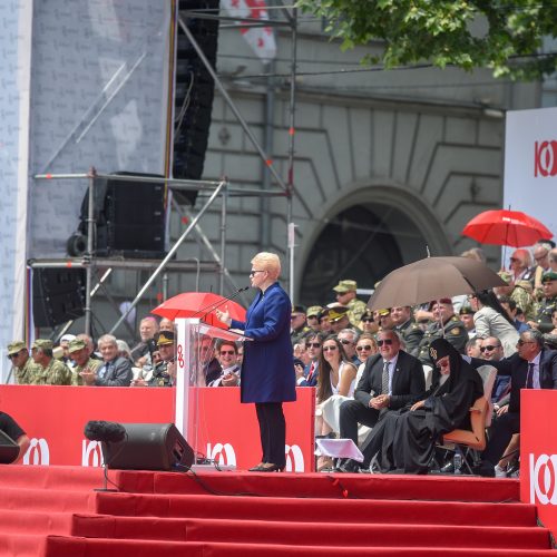 Prezidentė dalyvauja Sakartvelo šimtmečio renginiuose  © R. Dačkaus / Prezidentūros nuotr.