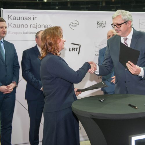 „Kaunas 2022“ ir LRT bendradarbiavimo sutartis  © Akvilės Snarskienės nuotr.