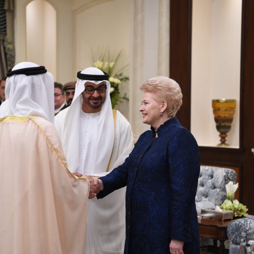 D. Grybauskaitė vieši Jungtiniuose Arabų Emyratuose  © R. Dačkaus / Prezidentūros nuotr.