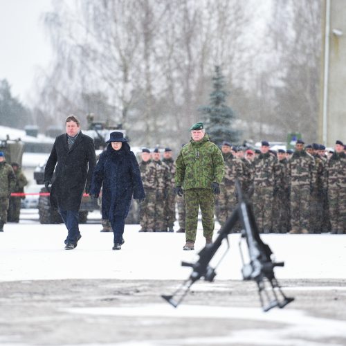 NATO batalionas Lietuvoje – jau metus  © R. Dačkaus / Prezidentūros nuotr.