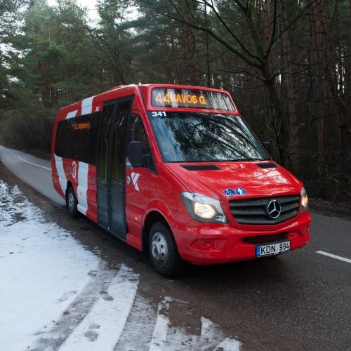 Šventinė dovana kauniečiams – nauji mikroautobusai  © Akvilės Snarskienės nuotr.