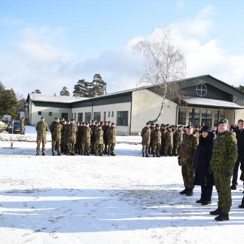 NATO batalionas Lietuvoje – jau metus  © R. Dačkaus / Prezidentūros nuotr.