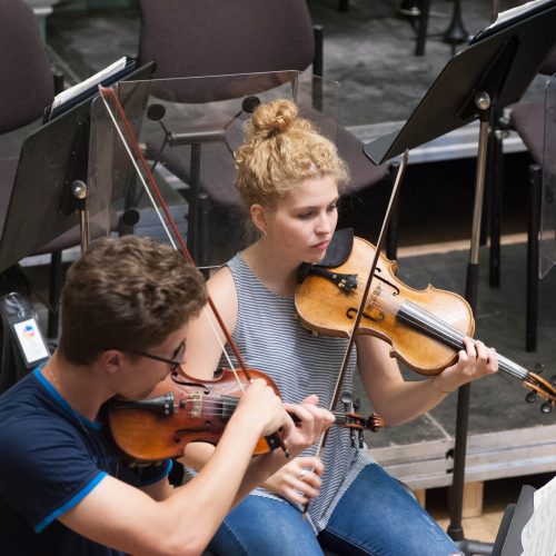 Pažaislio festivalyje-ES jaunimo orkestras  © Akvilės Snarskienės nuotr.