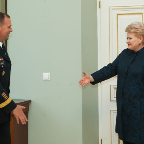 D. Grybauskaitė susitiko su JAV generolu leitenantu  © BFL nuotr.