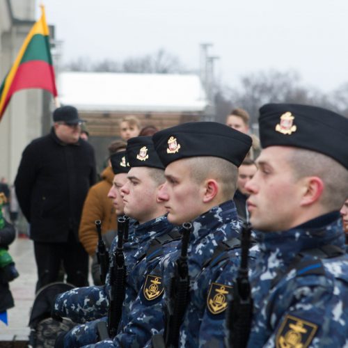 Iškilminga kariuomenės dienos rikiuotė Vilniuje  © V. Skaraičio / BFL nuotr.