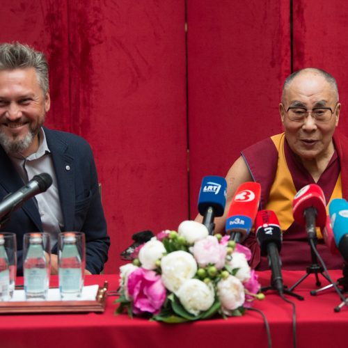 Dalai Lamos vizitas Vilniuje  © V. Skaraičio / BFL, M. Morkevičiaus / ELTOS nuotr.