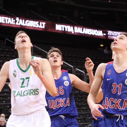 Jaunimo Eurolyga: „Žalgiris“ – CSKA 82:65  © Evaldo Šemioto nuotr.