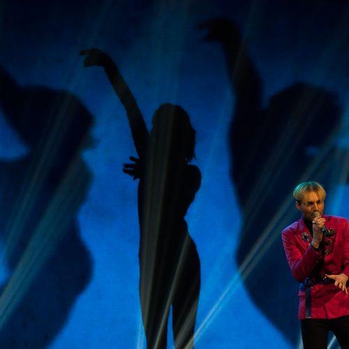 „Eurovizijos“ nacionalinės atrankos koncerto filmavimas  © D.Labučio/ELTOS ir V.Radžiūno /LRT nuotr.