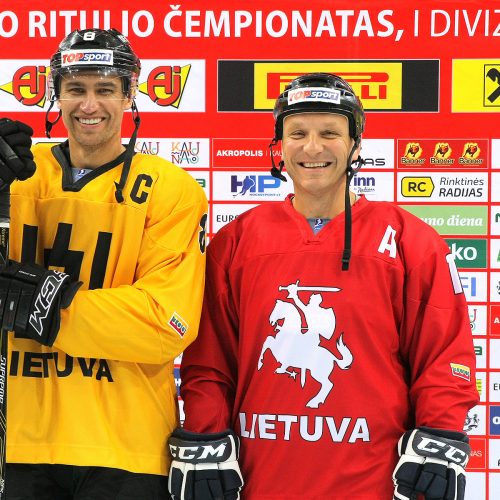 Spaudos konferencija ant „Žalgirio“ arenos ledo  © Evaldo Šemioto nuotr.