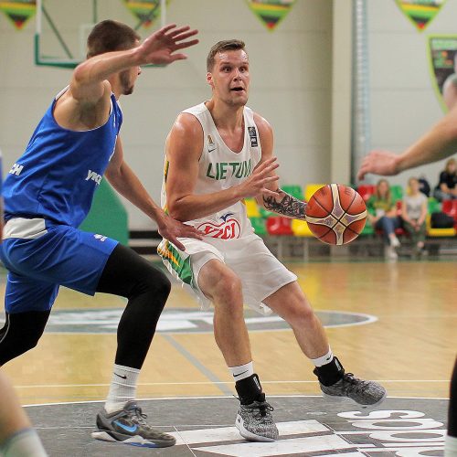 Krepšinio kontrolinės Lietuva U20 – Ukraina U20 82:76  © Evaldo Šemioto nuotr.