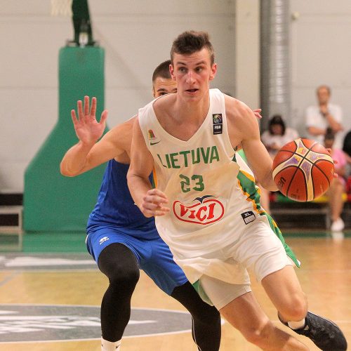 Krepšinio kontrolinės Lietuva U20 – Ukraina U20 82:76  © Evaldo Šemioto nuotr.