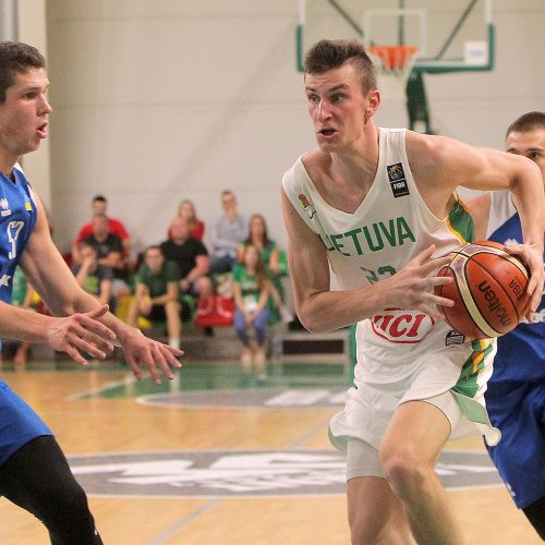 Krepšinio kontrolinės Lietuva U20 – Ukraina U20 82:76  © Evaldo Šemioto nuotr.