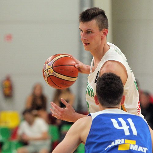 Krepšinio kontrolinės Lietuva U20 – Ukraina U20 82:76  © Evaldo Šemioto nuotr.