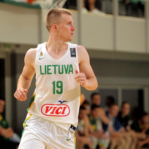 Krepšinio kontrolinės Lietuva U20 – Ukraina U20 82:76  © Evaldo Šemioto nuotr.
