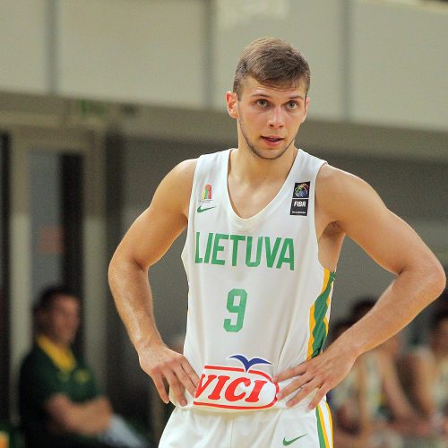 Krepšinio kontrolinės Lietuva U20 – Ukraina U20 82:76  © Evaldo Šemioto nuotr.