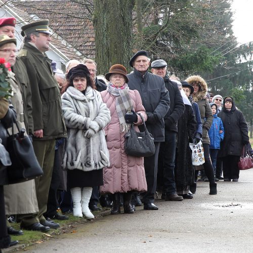 Memorialo žuvusiems karininkams atidengimas  © Evaldo Šemioto nuotr.