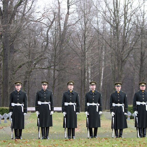 Memorialo žuvusiems karininkams atidengimas  © Evaldo Šemioto nuotr.