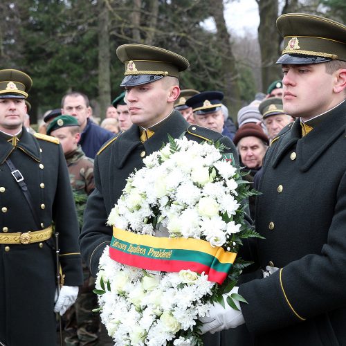 Memorialo žuvusiems karininkams atidengimas  © Evaldo Šemioto nuotr.