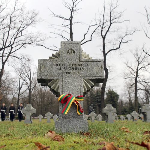 Memorialo žuvusiems karininkams atidengimas  © Evaldo Šemioto nuotr.