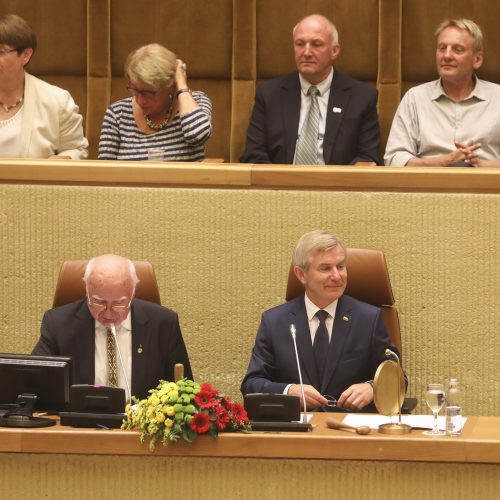 Seimas paminėjo Sąjūdžio trisdešimtmetį  © M. Morkevičiaus / ELTOS nuotr.