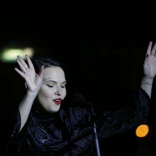 Justė Arlauskaitė-Jazzu vilniečiams dovanojo paskutinį metų koncertą  © Mariaus Morkevičiaus (ELTA) nuotr.