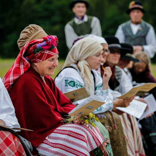 Vestuvinis Joninių festivalis Neringoje  © Vytauto Petriko nuotr.