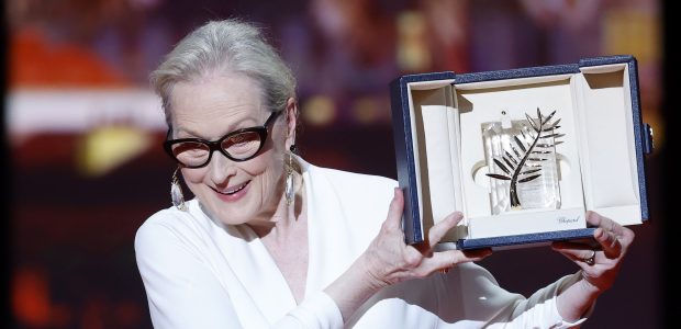 Kanų kino festivalyje aktorei M. Streep įteikta Garbės palmės šakelė