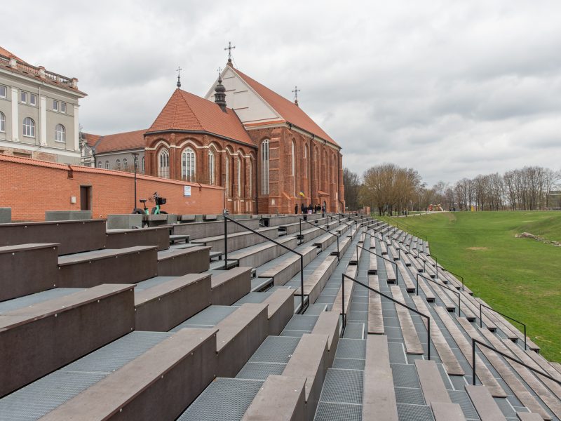 Kauno pilies papėdėje – amfiteatro plėtra