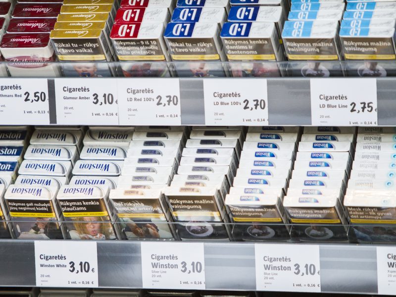Cigareciu kaina lietuvoje 2019