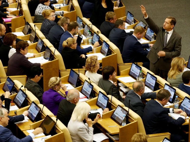 Rusijos parlamentas patvirtino būsimą taupų biudžetą