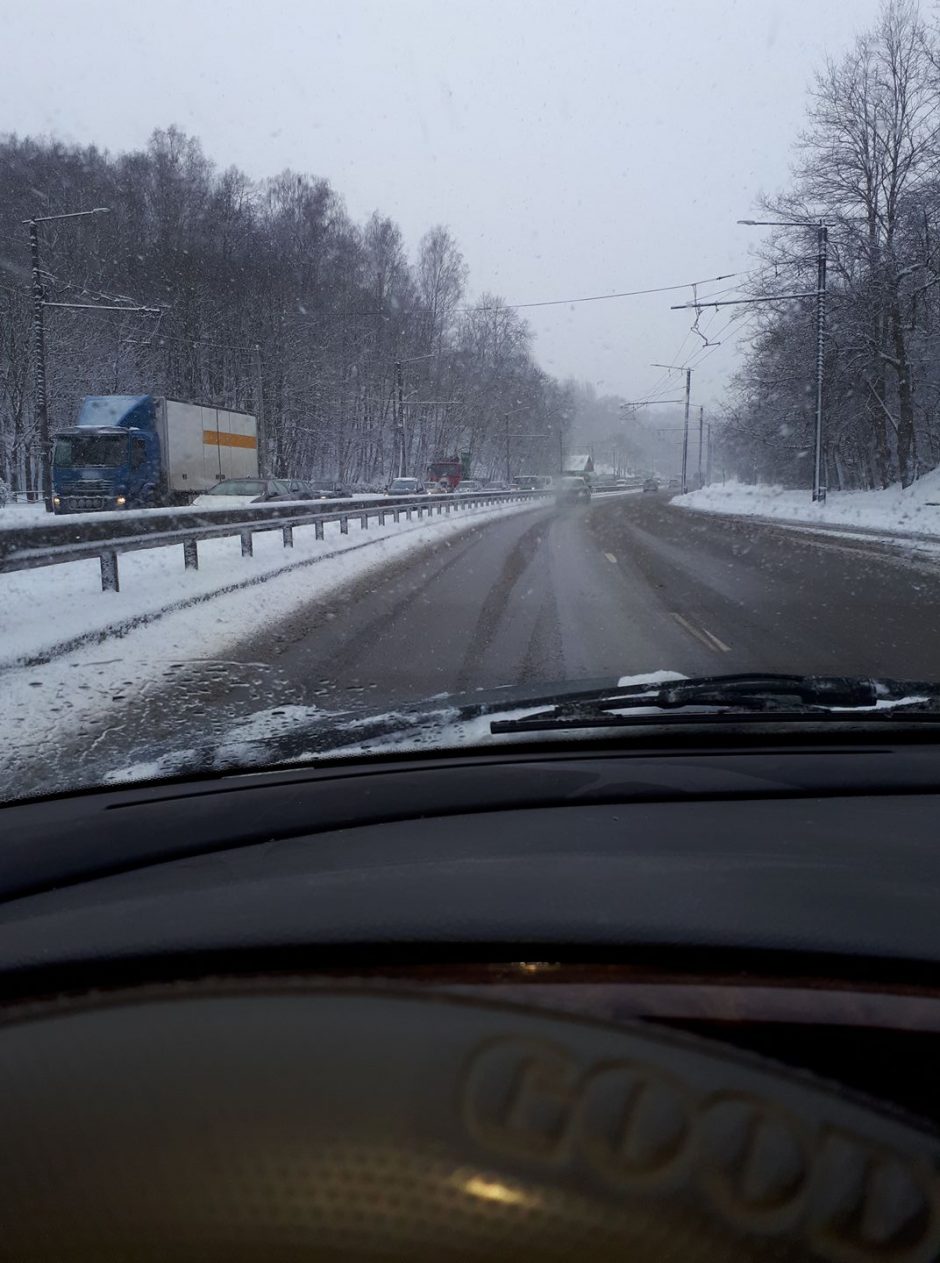 Po gausaus sniego – sąmyšis Kauno gatvėse 