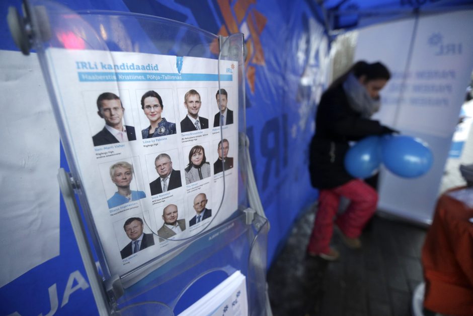 Estijos parlamento rinkimuose internetu balsavo per 176 tūkst. žmonių