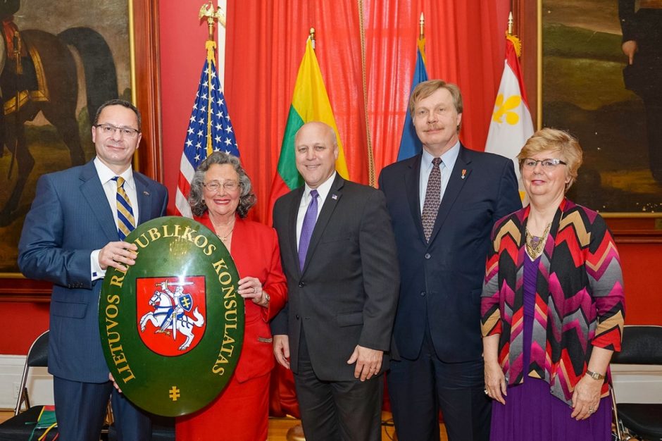 Naujajame Orleane atidarytas Lietuvos garbės konsulatas