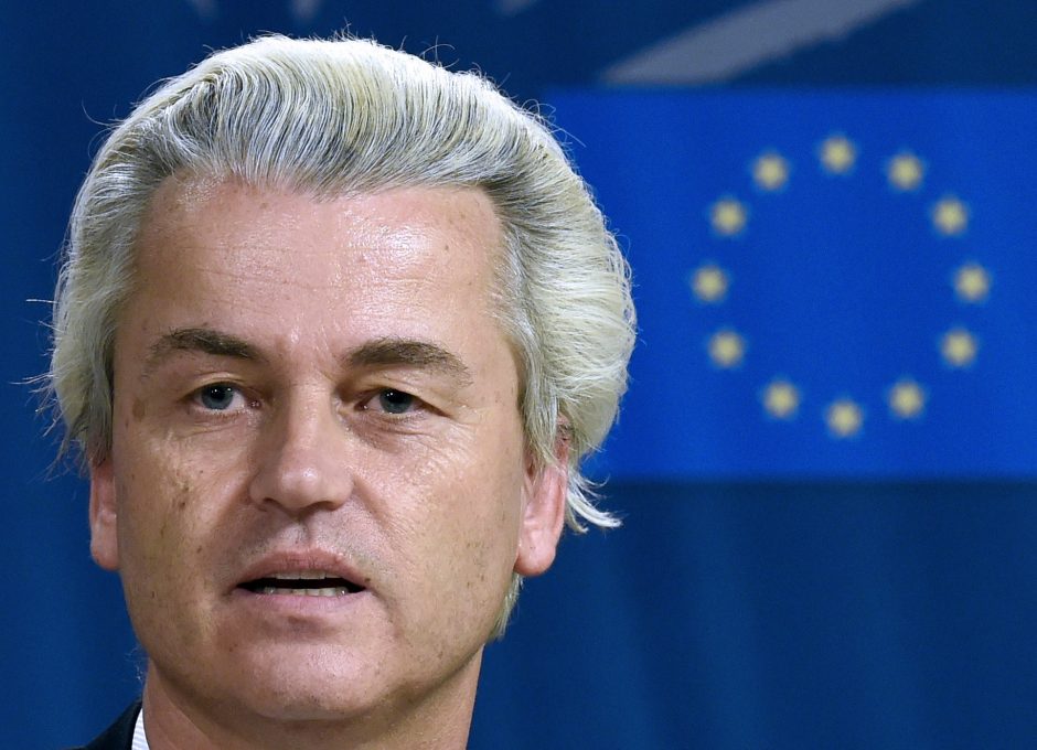 Olandų populistas G. Wildersas bus teisiamas už rasinės neapykantos kurstymą