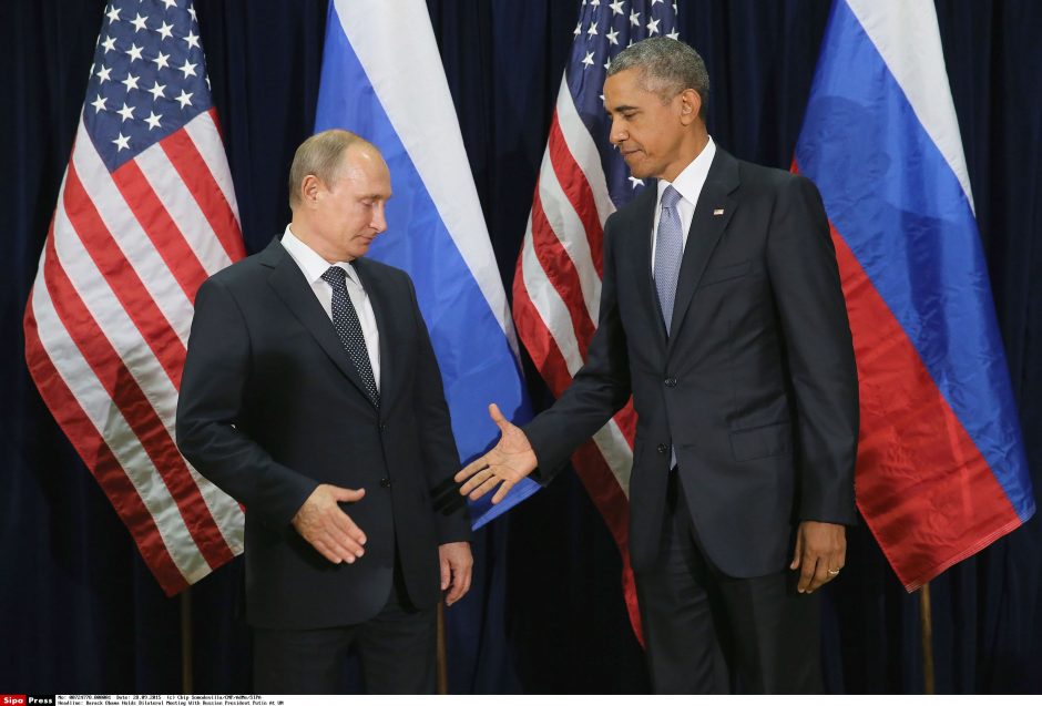 V. Putinas ir B. Obama kalbėjosi telefonu