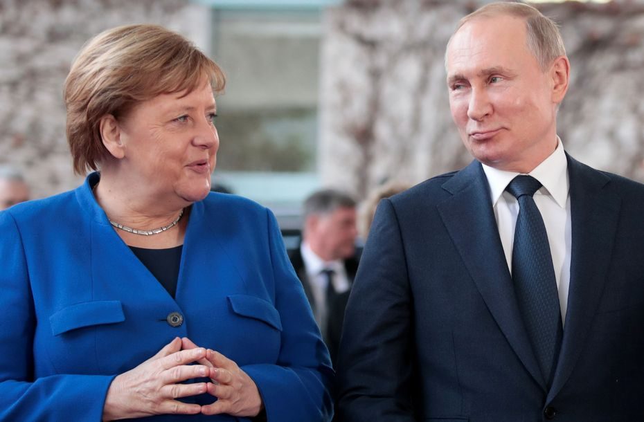 V. Putinas parašė naujametinį laišką A. Merkel