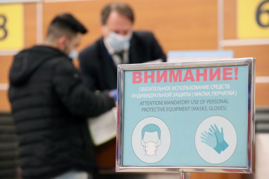 Rusijoje nuo koronaviruso 160 žmonių mirė