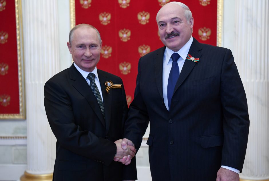 A. Lukašenka atvyko į Maskvą pokalbių su V. Putinu