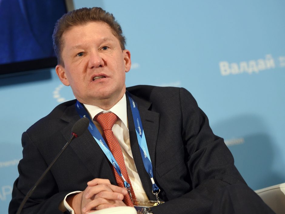 A. Milerio kadencija „Gazprom“ vadovo poste pirma laiko patvirtinta dar penkeriems metams
