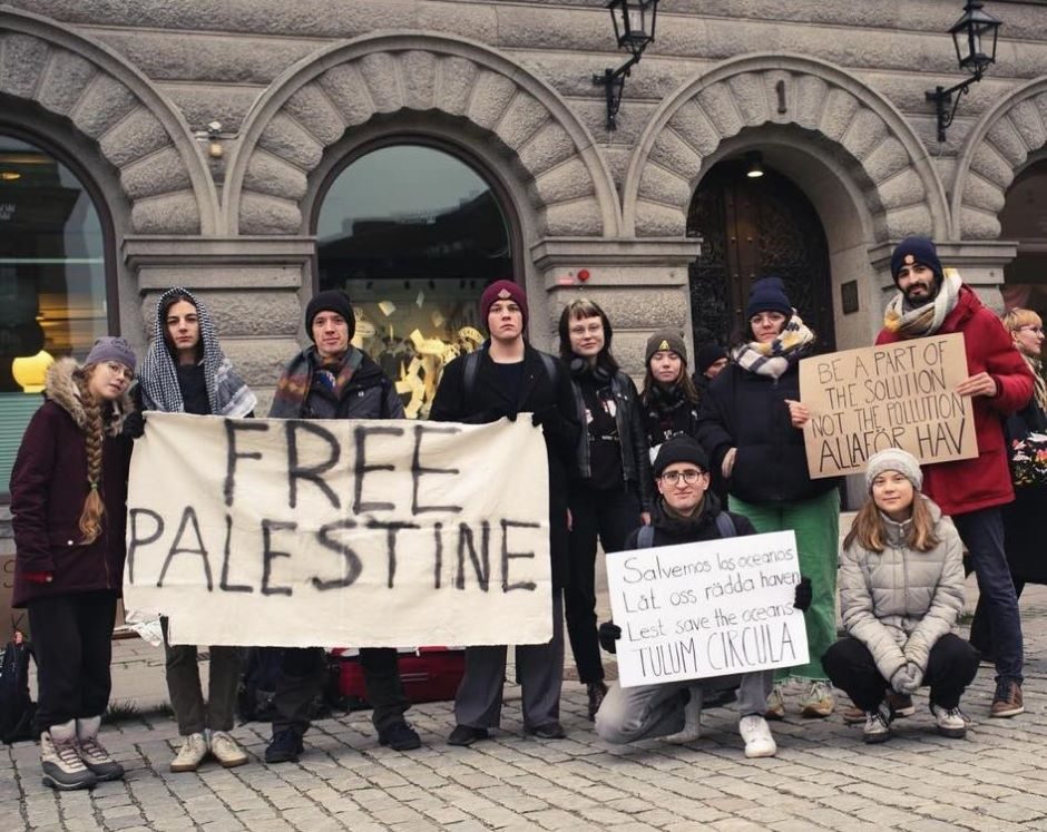 G. Thunberg kaltina Izraelį genocidu Gazos Ruože