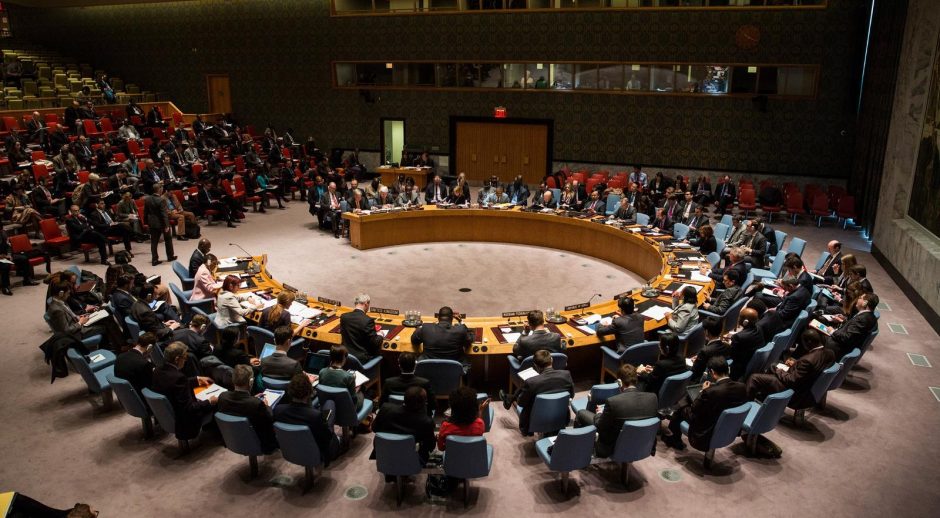 Lietuva perima pirmininkavimą Jungtinių Tautų Saugumo Tarybai
