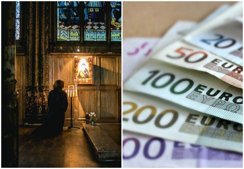 Ilgapirščiai Skuodo rajone brovėsi į bažnyčią: dingo tūkstantis eurų