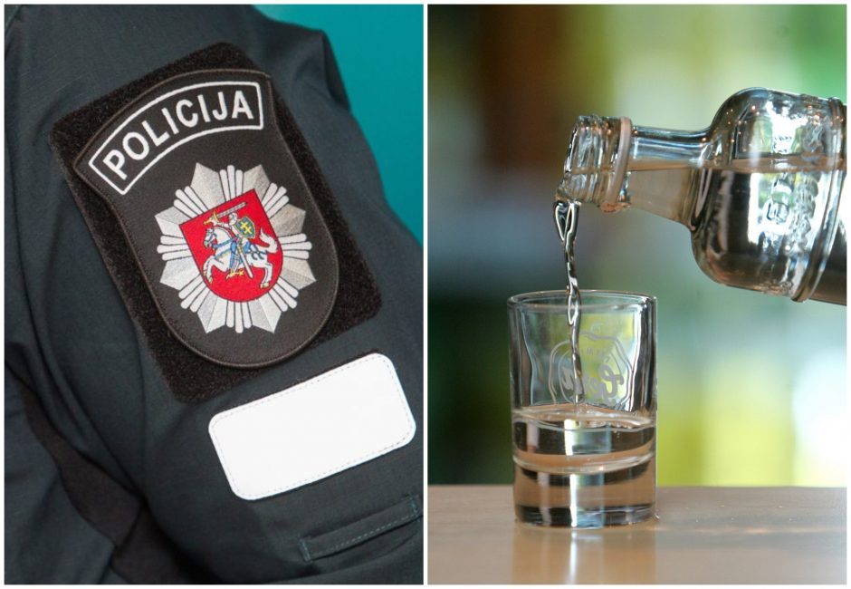Alkoholis liejasi laisvai: Klaipėdoje sulaikytas vyras, turėjęs apie 15 litrų naminės degtinės