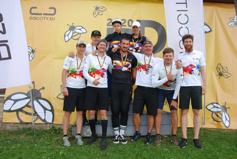 12-ajame Lietuvos diskgolfo čempionate – vienas naujas čempionas