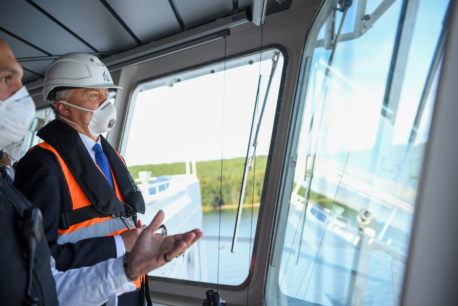 Prezidento vizito Klaipėdos SGD terminale metu – dėmesys laivo-saugyklos ateičiai