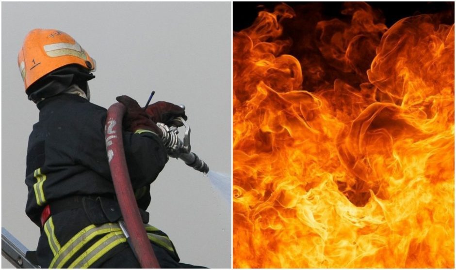 Netikėtai plykstelėjus gaisrui Klaipėdos rajone, sudegė sodo namelis